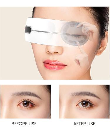 Eye Beauty Instrument - Electric Vibration Eye Mask | 4 Modes Music Hot Compress Removable Silicone Head for Home & Office - Buy Online on GoSupps.com