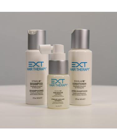 EXT 3 Piece Starter Set for Fine & Thinning Hair - Trial Size Shampoo, Conditioner, & Hair Booster - Buy Online on GoSupps.com