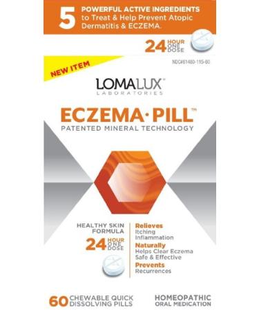 Loma Lux Laboratories Acne Eczema - Chewable - Quick Dissolving - 60 Count