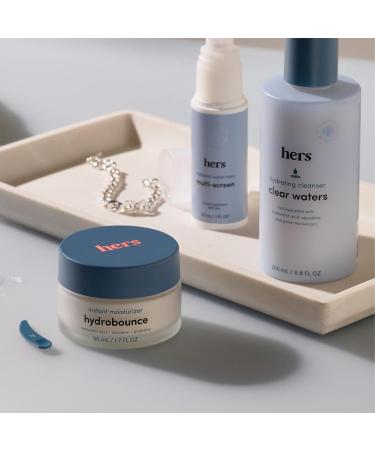 Hers Hydrobounce Instant Moisturizer - Hyaluronic Acid & Squalane Formula - 1.7 fl Oz - Buy Online on GoSupps.com