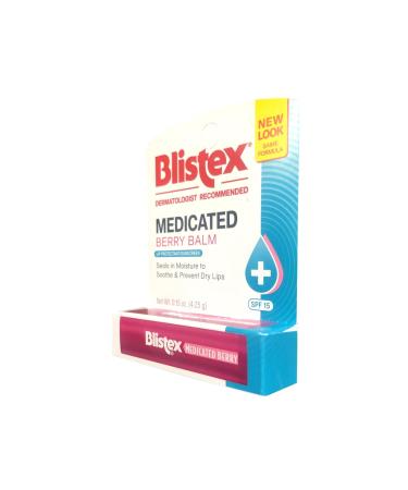 Blistex Medicated Berry Balm 0.15 Ounces (Pack of 4) Berry 0.15 Ounce (Pack of 4) - Buy Online on GoSupps.com