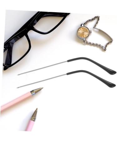 Villful Anti-Slip Glasses Holder & Replacement Bracket - Metal Eared Hooks Silver Alloy Glass Accessories | International Shipping Available - Buy Online on GoSupps.com