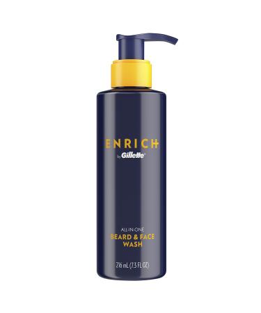 Gillette Enrich Beard & Face Wash for Men - 7.3 fl oz