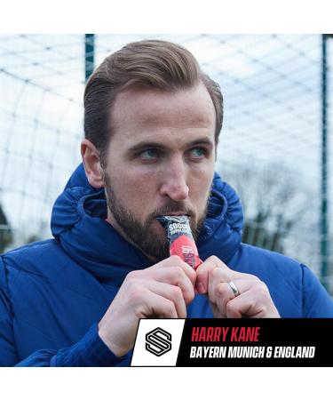 Focus90 Cherry Caffeine Energy Gels (12 x 70g) - Soccer Supplement | 200mg Caffeine | Quick Release Pre-Workout Gel | Informed Sport Tested - Buy Online on GoSupps.com
