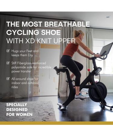 Tommaso Pista Knit Women's Cycling Shoe and Cleat Bundle - Black/Pink - Size 9 | Indoor Cycling Class Ready Shoes for Look Delta and SPD Cleats - Buy Online on GoSupps.com