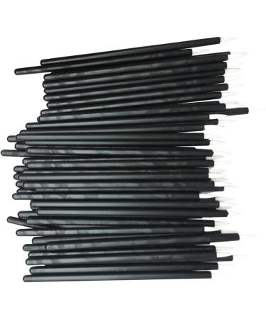 WOONEKY 100pcs Eyeliner Wand Makeup Brushes White Eye Liner Pencils Lip Scrubber Tool Makeup Gadgets Black 15cmX10cm Black - Buy Online on GoSupps.com