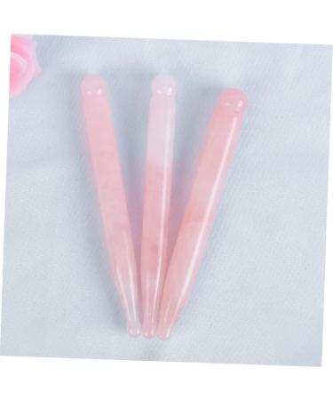 Buy Rose Quartz Crystal Muscle Massage Tools | Handheld Guasha Roller & Eye Massager for Body Relief | International Shipping Available - Buy Online on GoSupps.com