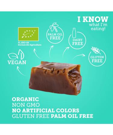 Super Fudgio Bio Bonbons - Vegan & Gluten-Free Organic Caramel Candies | 6x150g Multipack with Coconut Milk & Sugar | Kocao Cocoa - Buy Online on GoSupps.com