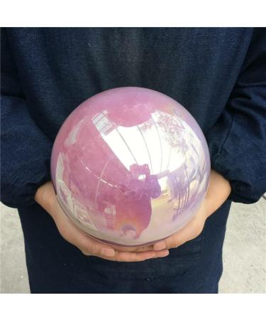 Natural Crystal Rough Specimen Rose Quartz Crystal Sphere Bismuth Titanium Silicon Sphere 1300-1500g - Buy Online on GoSupps.com