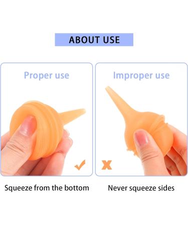 AKlamater 3 Pcs Baby Nasal Aspirator Set - Nose Cleaner for Newborns and Toddlers (Pink+Blue+Orange) - Buy Online on GoSupps.com