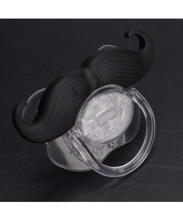 Cute Lip Beard Teething Pacifier for Babies 6-18 Months | Adorable Baby Pacifier with 11 Curly Beard - Buy Online on GoSupps.com