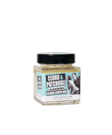 Apiarium Bio Natural Cosmetics Scrub Body Organic Cedro and Patchouli - 410 ml