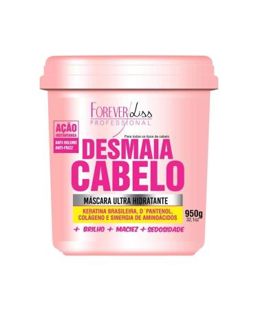 Forever Liss - Linha Desmaia Cabelo - Mascara Ultra Hidratante 950 Gr - (Faints Hair Collection - Ultra Moisturizing Mask Net 33.51 Oz)
