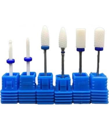 M1 Ceramic Nail Art Burr Drill Bits Professional Tungsten Carbide Ceramic Nail File for Filing Acrylic Nails Gel Nails Down Removing Cuticle Tools - Buy Online on GoSupps.com