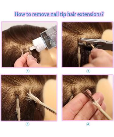 Saisifen Keratin Nail Tip Hair Extensions for Women 613# Bleach blonde Real Human Hair U-tip Hair Extension 50g 100 Strands 16 Inch(40cm) 16 inches (40cm) 613# bleach blonde - Buy Online on GoSupps.com