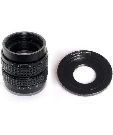 Fotasy N3517 35MM F1.7 TV Movie Lens Kit + Adapter for Sony NEX E-Mount Cameras - Buy Online on GoSupps.com