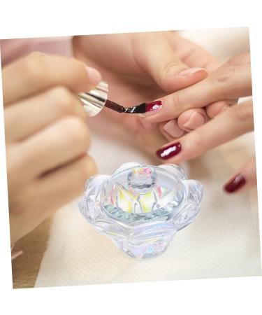 Ipetboom 1pc Nail Art Crystal Cup Vitroleros Para Mini Nail Dappen Dish Nail Cup Dappen Dish Bowl Glass Mixing Dish Dappen Dish Acrylic Nails Nail Glassware Monomer Plate Manicure - Buy Online on GoSupps.com