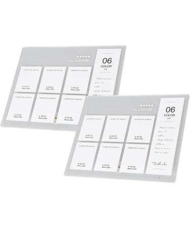 6 Color Acrylic Nail Art Display Board Sample Stand Holder for Nail Art Design with Perfect Presentation - Buy Online on GoSupps.com