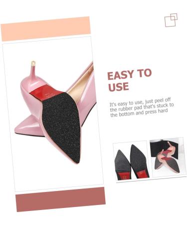NOLITOY Clear High Heels Sole Stickers | Waterproof Anti-Noise Grip Pads for Women | Transparent PVC Shoe Bottom Pads 50x10cm - Buy Online on GoSupps.com