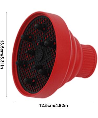 Generic Blow Dryer Attachment | Foldable Silicone Blow Dryer Attachment Heat Resistant Soft Blow Dryer Accessory Multifunctional Hair Styling Supplies for Girls red - Buy Online on GoSupps.com
