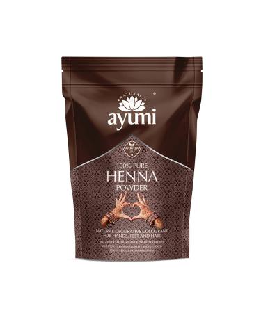 Ayumi Pure Henna (Mendhi) Natural Herb Powder Which Soothes the Scalp & Conditions the Hair Considered to Support Hair Growth - 1 x 200g 200 g (Pack of 1)