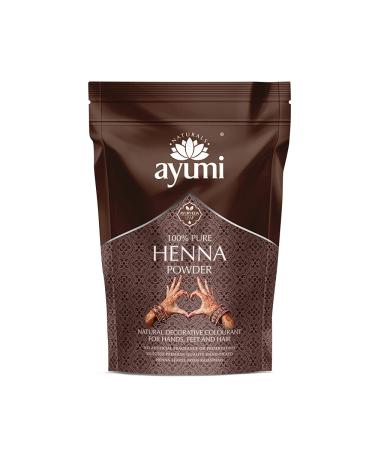 Ayumi Pure Henna (Mendhi) Natural Herb Powder Which Soothes the Scalp & Conditions the Hair Considered to Support Hair Growth - 1 x 200g 200 g (Pack of 1) - Buy Online on GoSupps.com