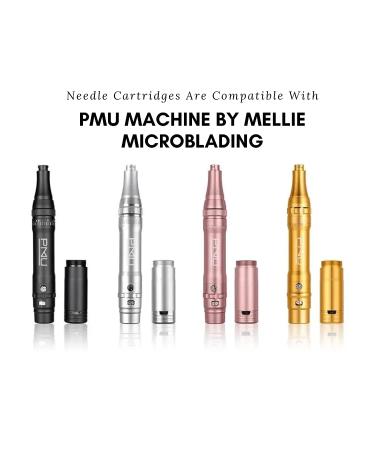 10 PCS M Permanent Makeup Needle for Cordless Tattoo Machine - Ombre Powder Brows Microblading Shading - 1RL/1R/1P Needles for Eyeliner Lip Tattoo - Buy Online on GoSupps.com