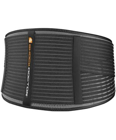 ShockDoctor Adult Deluxe Back Support S/M Black - Comfort & Stability for Active Living | International Shipping Available - Buy Online on GoSupps.com