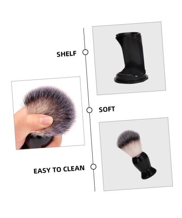 Didiseaon Beard Brush Set - Wooden Handle Shaving Brush & Stand for Men | International Shipping Available - Buy Online on GoSupps.com