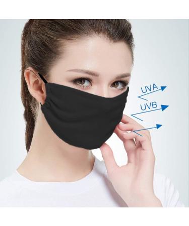 Delafino Black Travel Size Face Mask - Lightweight & Easy to Breathe | Medium - Buy Online on GoSupps.com