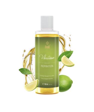 Vibratissimo Inspiration - Massage Oil Love Oil Body Oil with a Lime Scent 100 ml Inspiration 100 ml (Pack of 1)