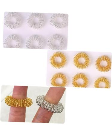 Fomiyes 20-Pack Finger Massage Ring Toys - Sensory Acupressure Stress Relief Finger Toys for Ultimate Relaxation - Buy Online on GoSupps.com