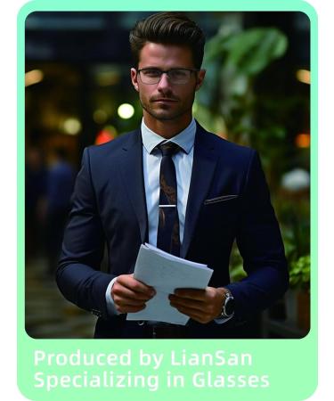 LianSan 2-Pack Bifocal Reading Glasses for Men & Women - Stylish Metal Frame Blue Light Blocking 2.0x Magnification (Black & Grey) - Perfect for Computer Use - Buy Online on GoSupps.com