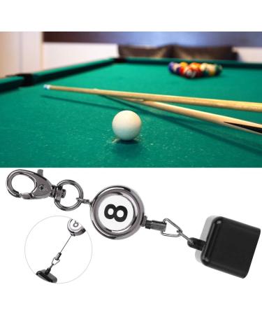Bnineteteam Portable Black Retractable Billiard Queue Chalk Holder | Snooker & Pool Supplies for Competitive Sports - Buy Online on GoSupps.com