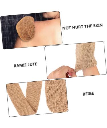 2pcs Exfoliating Bath Scrub Gloves for Women - Miss Ramie Jute Spa Mittens - Buy Online on GoSupps.com