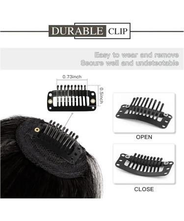 Hair Bangs Fake Air Bangs Synthetic Hair Extension Soft Light Air Hair Bangs Clip On Hair Extension False Straight Hair Bangs Fringe Clip in Bangs(Color:Black brown) 6inches Black brown - Buy Online on GoSupps.com