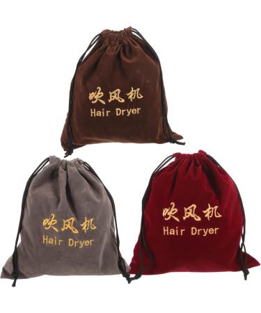 NOLITOY 15 Pcs Hair Dryer Carrying Bags Hair Styling Tools Bag Makeup Bag Organizer Fabric - Buy Online on GoSupps.com