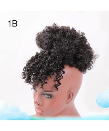 Buy Synthetic Buns Boy Wig | Afro Puff Wigs for Black Women | Stylish Ballerina Hair Accessories - Buy Online on GoSupps.com