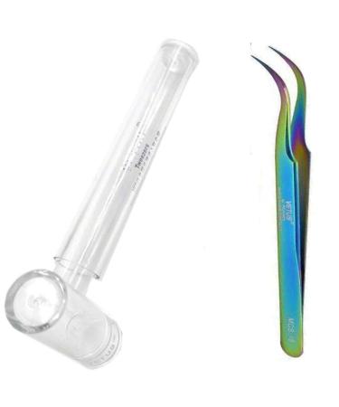 Eyelash Tweezers VETUS MCS-15 Curved - Perfect for Eyelash Extensions & Volume Techniques | Multicolor - Buy Online on GoSupps.com