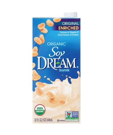 Soy Dream Enriched Original Organic Soymilk, 32 Oz (Pack of 6)