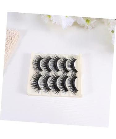 DOITOOL 5 Pairs Fake Eye Lashes Natural Eyelashes Fake Eyelashes Natural Look Dramatic Eyelashes Lashes Strips Faux Lashes Natural False Lashes Cross False Eyelashes - Buy Online on GoSupps.com