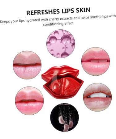 20pi ces Lot De Masques Gel Pour L vres Nourrissants Et Hydratants Utiliser Matin Et Soir - Buy Online on GoSupps.com
