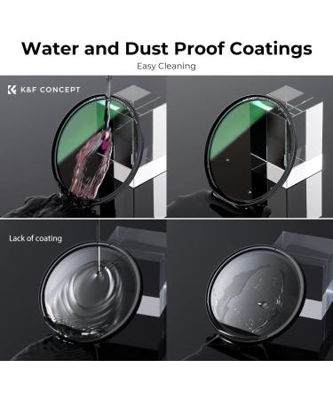 K&F Concept 77mm Magnetic Circular Polarizer Filter Kit - Nano-X Series, 28-Layer Coatings - Buy Online on GoSupps.com