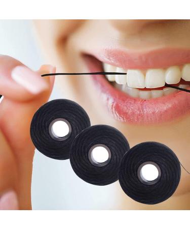 Bamboo Charcoal Dental Floss Waxed Dental Floss Mint-Flavor 55 Yards (Pack of 4) with a Portable Box - Buy Online on GoSupps.com