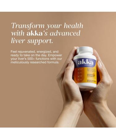 AKKA 4 Pack Premium Liver Cleanse Detox & Repair Superbiotic - Supports Liver Health & Function Boosts Energy Digestion & Metabolism with Bioavailable Pasteurized Akkermansia Non-GMO Gluten-Free 60 Count (Pack of 4) - Buy Online on GoSupps.com