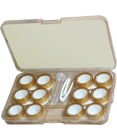Harayaa 4x Travel Case for 6 Pairs of Contact Lenses - Leak-Proof Silicone Seals Compact & Stylish for Women - Ideal for International Travel - Buy Online on GoSupps.com