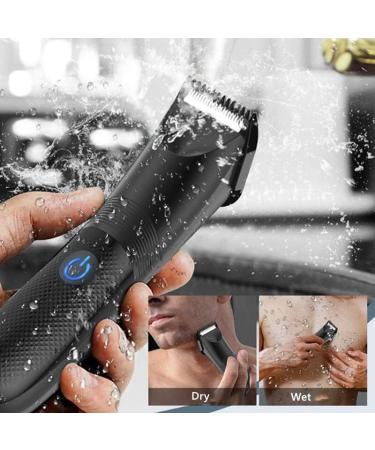 Premium Waterproof Hair Clippers & Beard Trimmer for Men - Cordless Electric Shaver with LED Light | Fast Charging & IP7 Washable - Buy Online on GoSupps.com