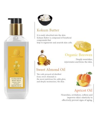 Buy Forest Essentials Mashobra Honey & Vanilla Ultra Rich Body Lotion 200ml | Luxurious Moisturizer for All Skin Types | International Shipping Available - Buy Online on GoSupps.com