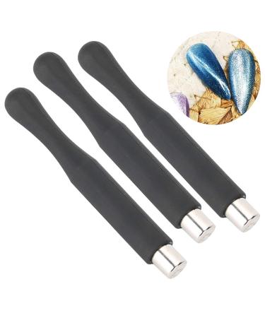Buy 3pcs Cylindrical Nail Polish Magnet Stick | UV Gel Polish Tool for Cat Eye Nail Art - International Shipping Available - Buy Online on GoSupps.com