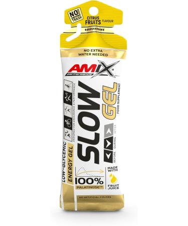  AMIX AMIX - Slow Gel Vitamin Supplement - 40 sachets of 45g - Absorbing light - Helps return fatigue and provides energy - Palate-based formula - Mixed citrus taste - Buy Online on GoSupps.com